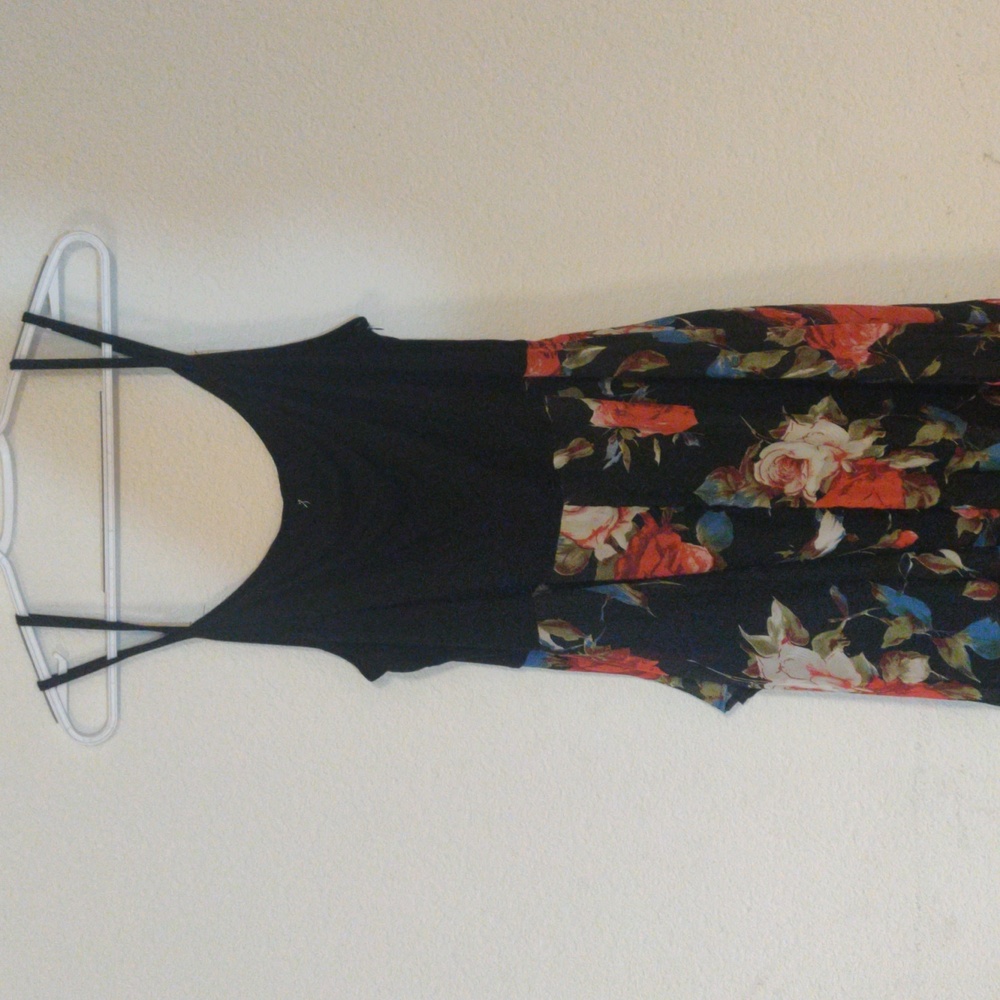 1X Rose Gal Hi lo floral dress - Picture 4 of 4